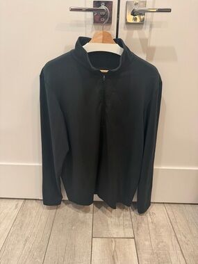 Lululemon Soft Jersey Half Zip RAINFOREST GREEN